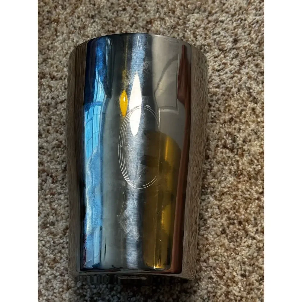 Crate & Barrel Wine/Champagne Cooler Classic Chiller with faint 